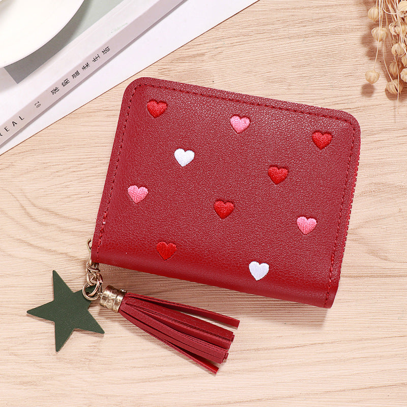 Women's Leather Card Bag Korean Version