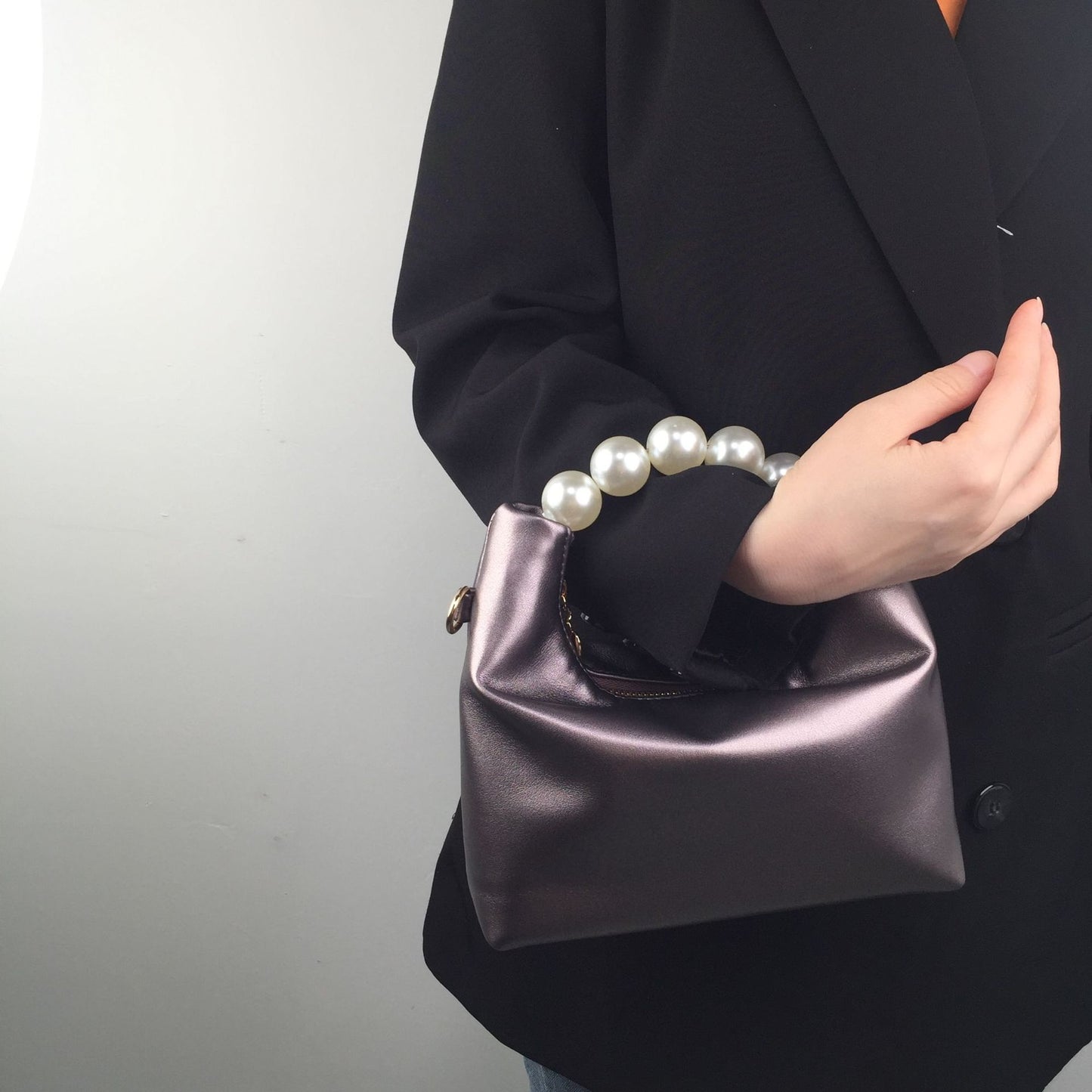 Niche Design Pearl Tote Shoulder Crossbody Bag - Premium Damestas from My Store - Just €28.79! Shop now at KIYOO Royal Brand