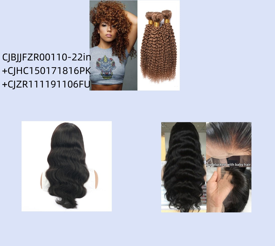 kinky curly wave human hair - Premium Pruiken/Waves from My Store - Just €32.14! Shop now at KIYOO Royal Brand