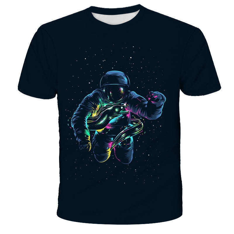 Digital Print Astronaut T-Shirt