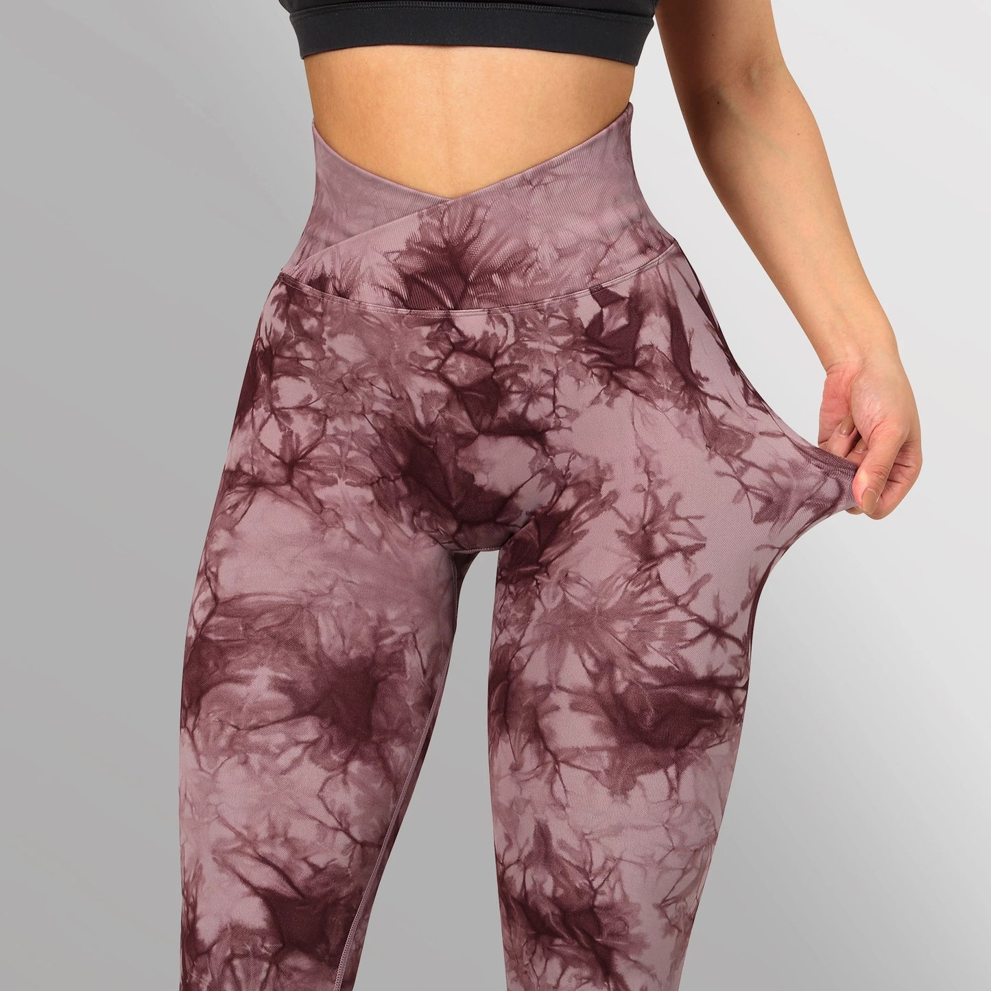 Seamless Tie Dye Leggings Women Yoga Pants Push Up Sport Fitness Running Gym Leggings - Premium dames broeken from My Store - Just €36.07! Shop now at KIYOO Royal Brand