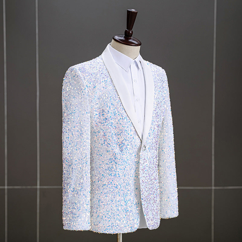 Men's Colorful Sequin Fashion-color Coat - Premium Pakken & Stropdassen from My Store - Just €107.16! Shop now at KIYOO Royal Brand