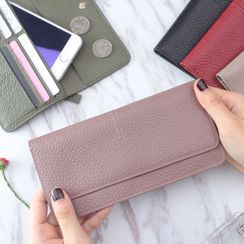 Women's Multi-card Zippered Wallet - Premium Portemennees from My Store - Just €37.45! Shop now at KIYOO Royal Brand