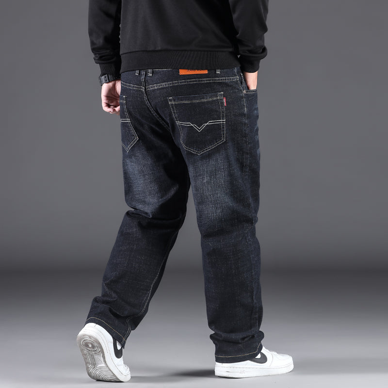 Men's Fashion Casual Straight Loose-fitting Pants - Premium Jeans from My Store - Just €30.36! Shop now at KIYOO Royal Brand