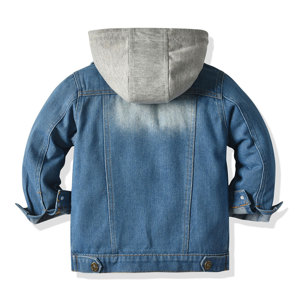 tweedelig spijkerjack met capuchon - Premium Truien & Hoodies Jongens from My Store - Just €36.14! Shop now at KIYOO Royal Brand