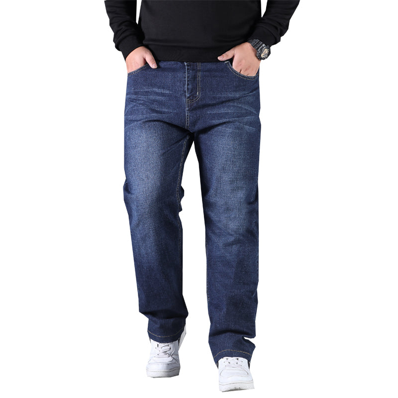 Men's Fashion Casual Straight Loose-fitting Pants - Premium Jeans from My Store - Just €30.36! Shop now at KIYOO Royal Brand