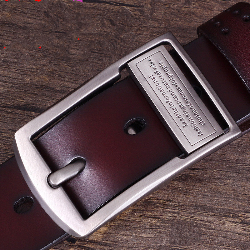 Men's Leather Pin Buckle Belt Fashion Casual - Premium Riemen from My Store - Just €24.03! Shop now at KIYOO Royal Brand