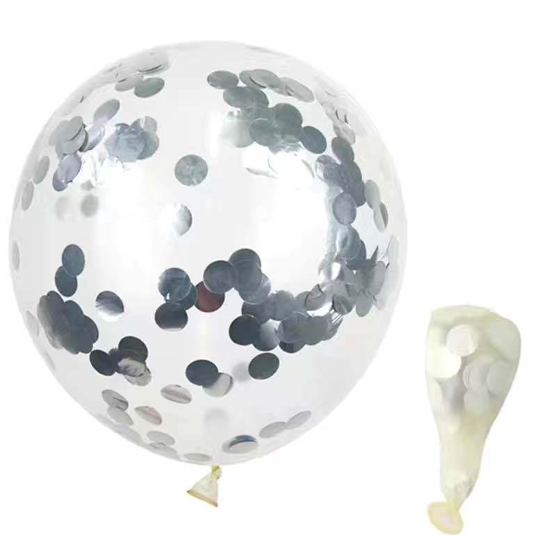 Silver Disco Balloons