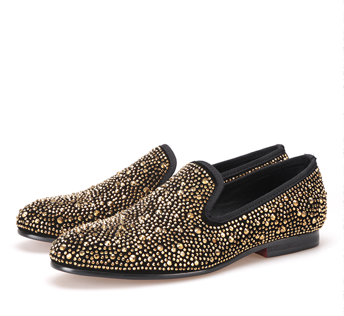 Zwart gouden diamant  Lefu schoenen - Premium Loafers from My Store - Just €280.79! Shop now at KIYOO Royal Brand