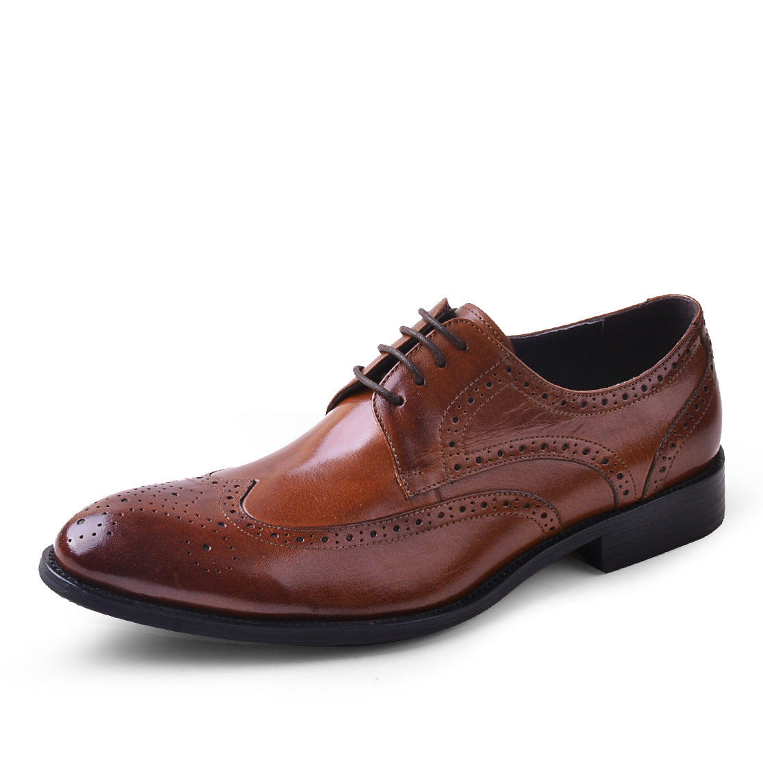 Brogues leather shoes - Premium veterschoenen from My Store - Just €197.38! Shop now at KIYOO Royal Brand