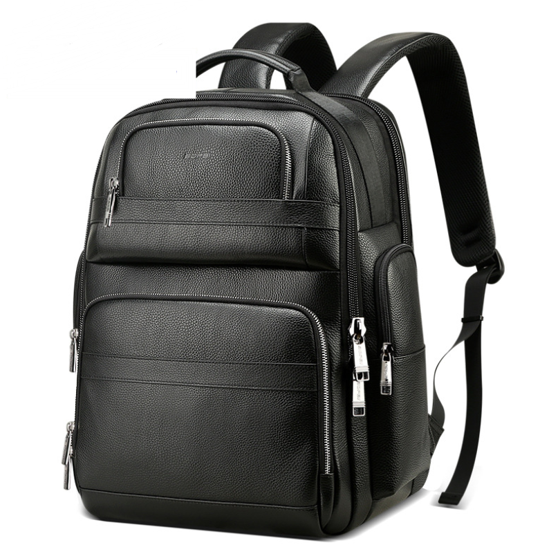 Top layer leather backpack - Premium Tassen & Rugtassen from My Store - Just €404.71! Shop now at KIYOO Royal Brand