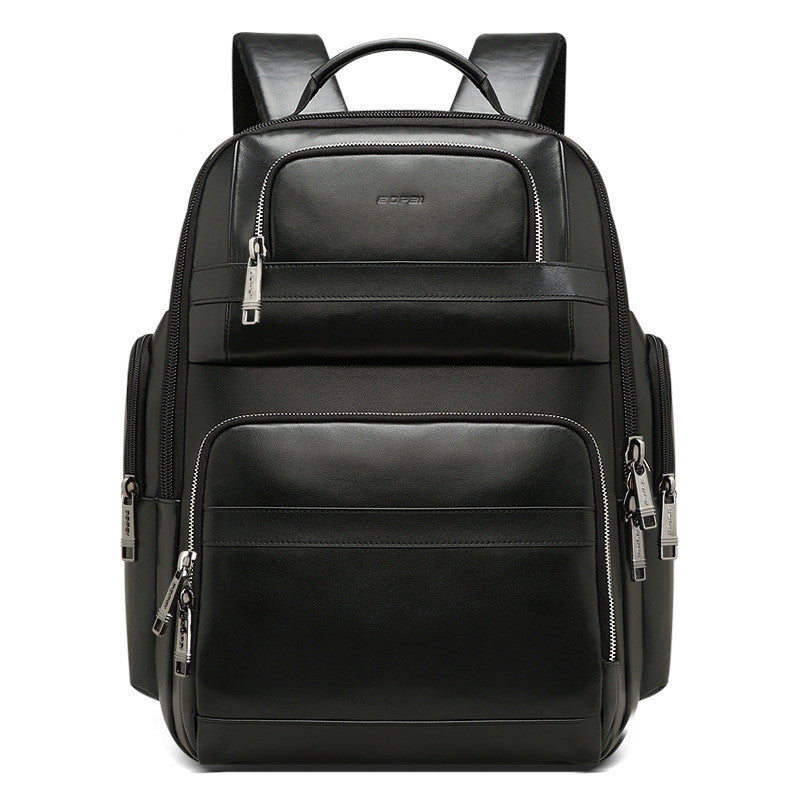 Top layer leather backpack - Premium Tassen & Rugtassen from My Store - Just €404.71! Shop now at KIYOO Royal Brand