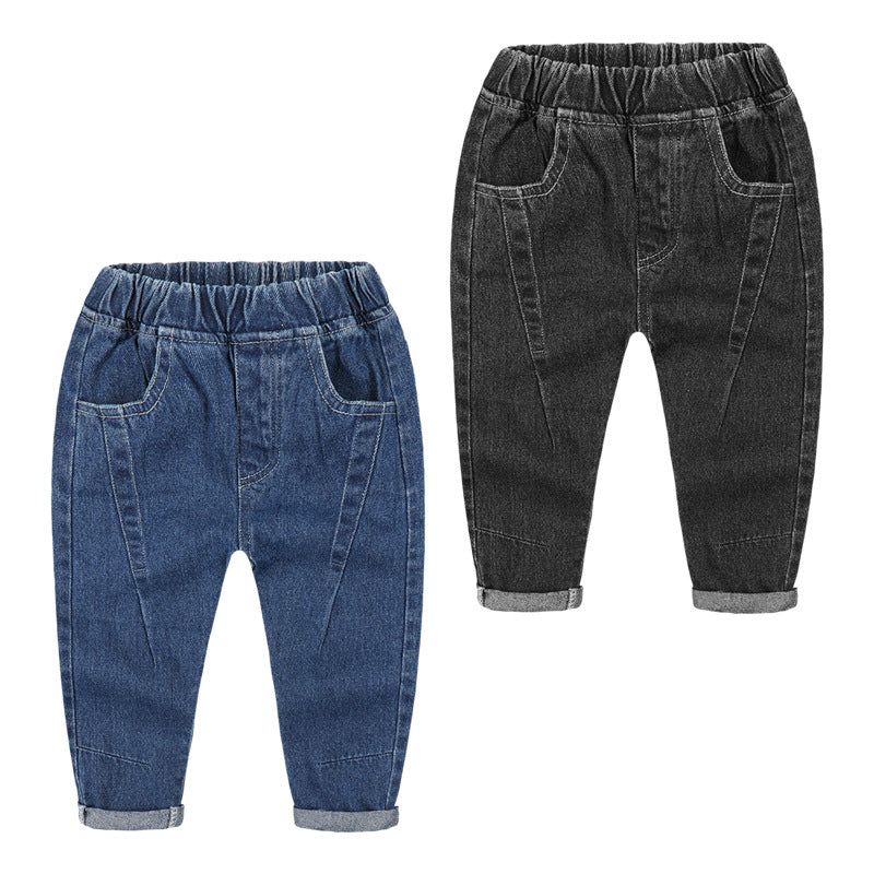 Boys black jeans long pants - Premium Jongens broeken from My Store - Just €21.77! Shop now at KIYOO Royal Brand