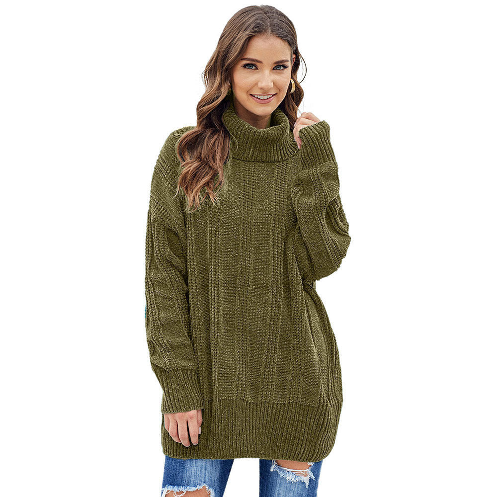 Turtleneck pullover long sleeve sweater women - Premium Truien & Vesten from My Store - Just €63.28! Shop now at KIYOO Royal Brand