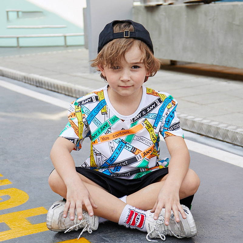 Children's printed T-shirt - Premium T-shirt Jongens from My Store - Just €25.01! Shop now at KIYOO Royal Brand