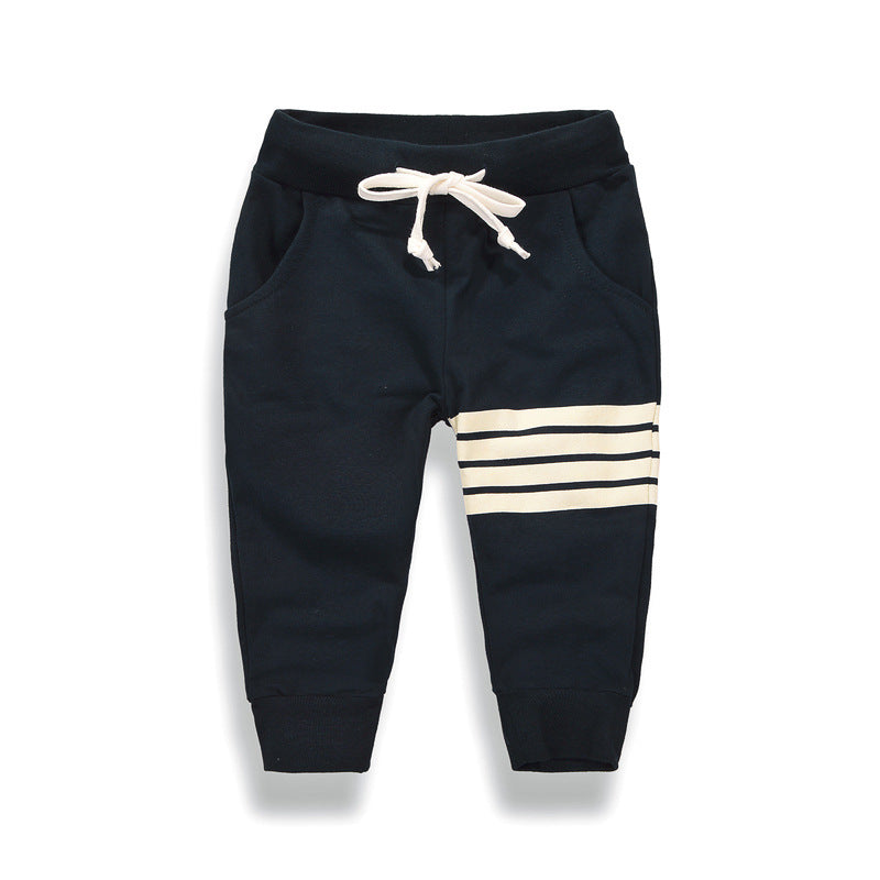 Boys casual sweatpants 2021 autumn new children's wear pants children's full cotton pants trousers one generation - Premium Jongens broeken from My Store - Just €23.82! Shop now at KIYOO Royal Brand