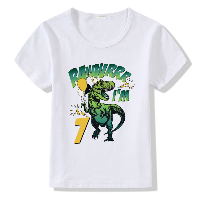 Children's T-shirt Numbers 1-9 Birthday T-shirt - Premium T-shirt Jongens from My Store - Just €14.52! Shop now at KIYOO Royal Brand