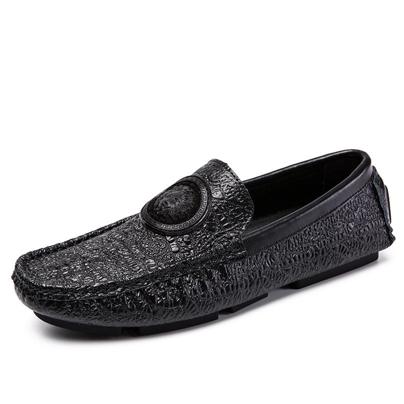 One-legged Soft Sole Lazy Casual Driving Men's Shoes - Premium Loafers from My Store - Just €68.88! Shop now at KIYOO Royal Brand