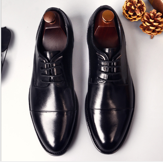 Men's business leather dress shoes, youth shoes, men - Premium veterschoenen from My Store - Just €333.86! Shop now at KIYOO Royal Brand