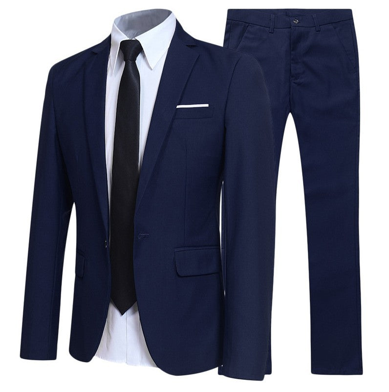 Suit 3-piece Suit Men Get Married In Business - Premium Pakken & Stropdassen from My Store - Just €17.04! Shop now at KIYOO Royal Brand