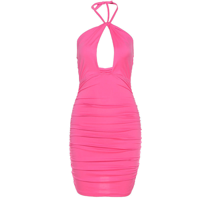 Slim Sheath Package Hips Backless Dress - Premium Dameskleding from My Store - Just €24.39! Shop now at KIYOO Royal Brand