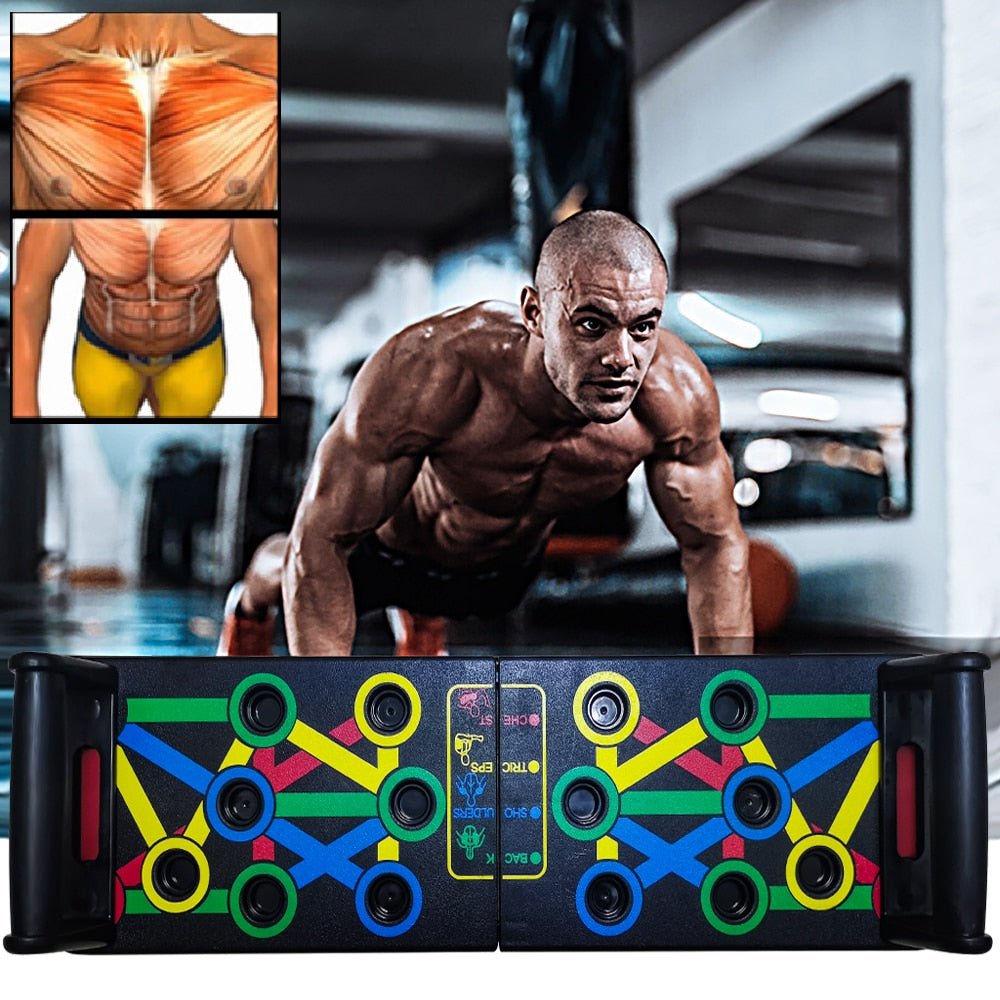 14 in 1 Push-Up Bord - Premium sportartikelen from KIYOO Royal Brand - Just €76.44! Shop now at KIYOO Royal Brand