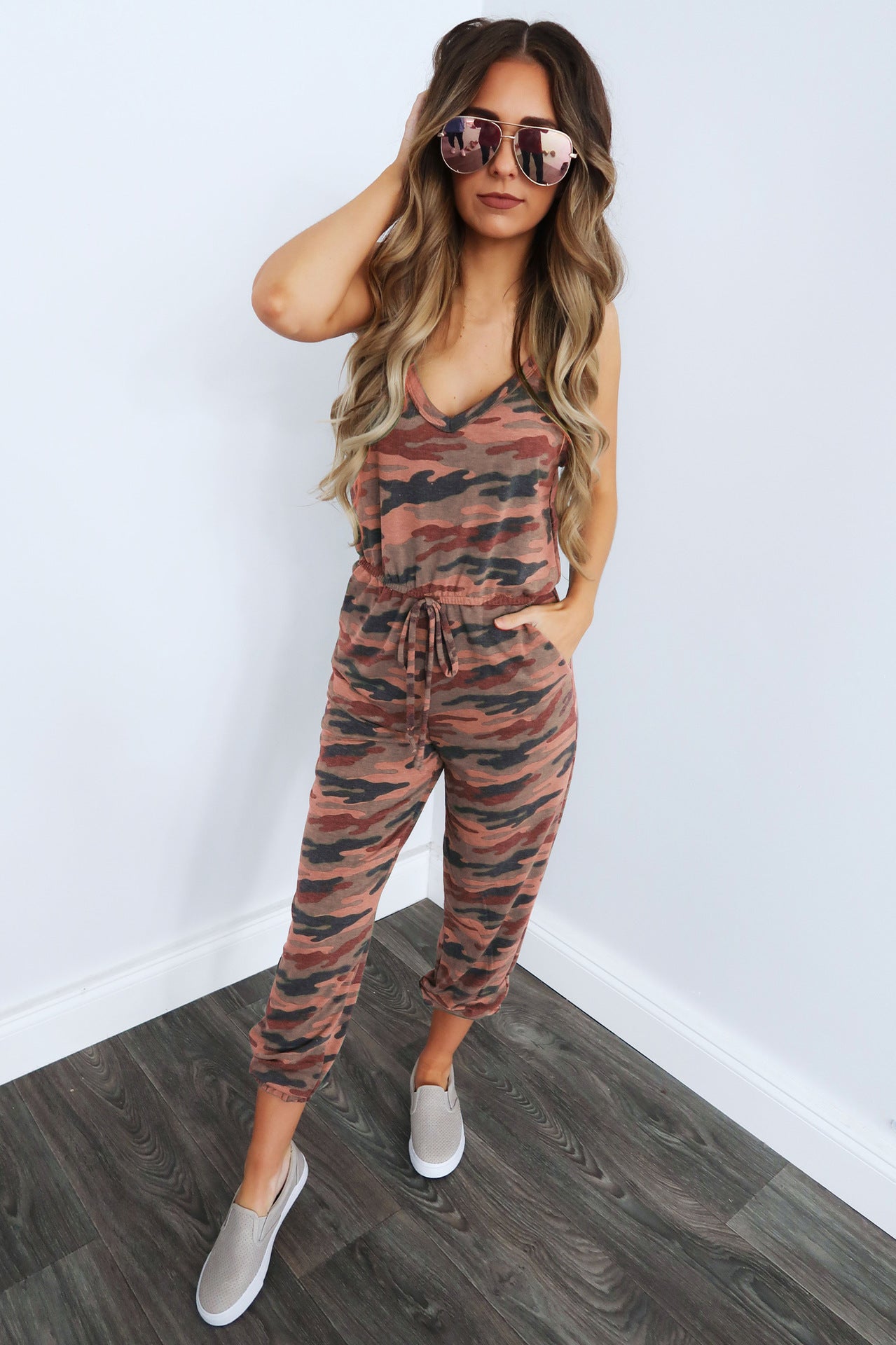 Strappy slim jumpsuit - Premium jumpsuit from My Store - Just €33.88! Shop now at KIYOO Royal Brand