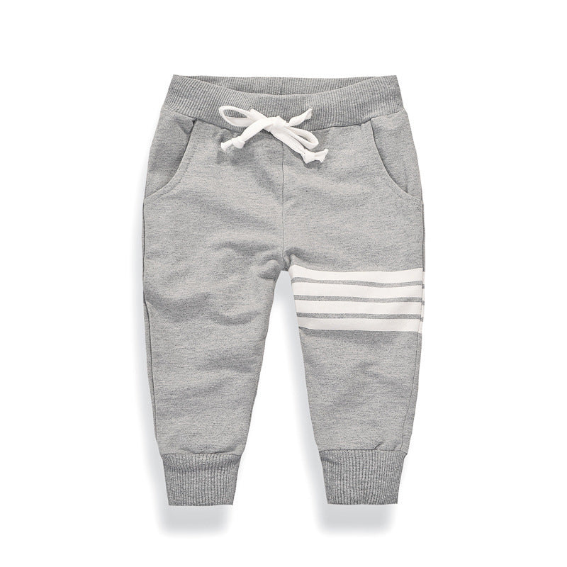 Boys casual sweatpants 2021 autumn new children's wear pants children's full cotton pants trousers one generation