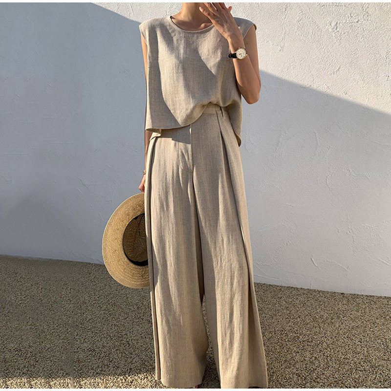 Casual Loose Two-piece Suit - Premium jumpsuit from My Store - Just €48.11! Shop now at KIYOO Royal Brand