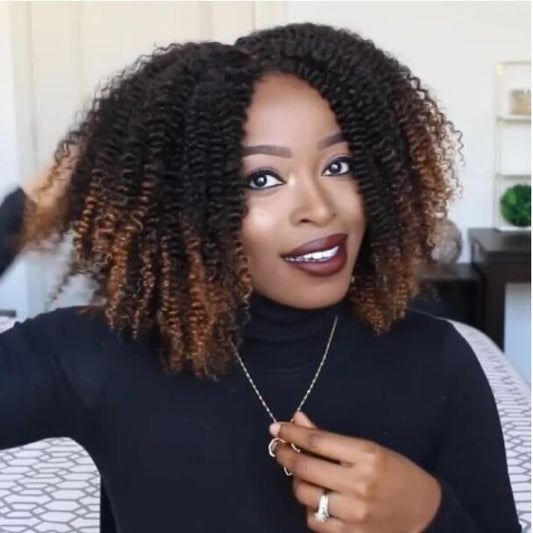 Wig short curly hair explosion head small curly wig wig - Premium Pruiken/Waves from My Store - Just €41.71! Shop now at KIYOO Royal Brand