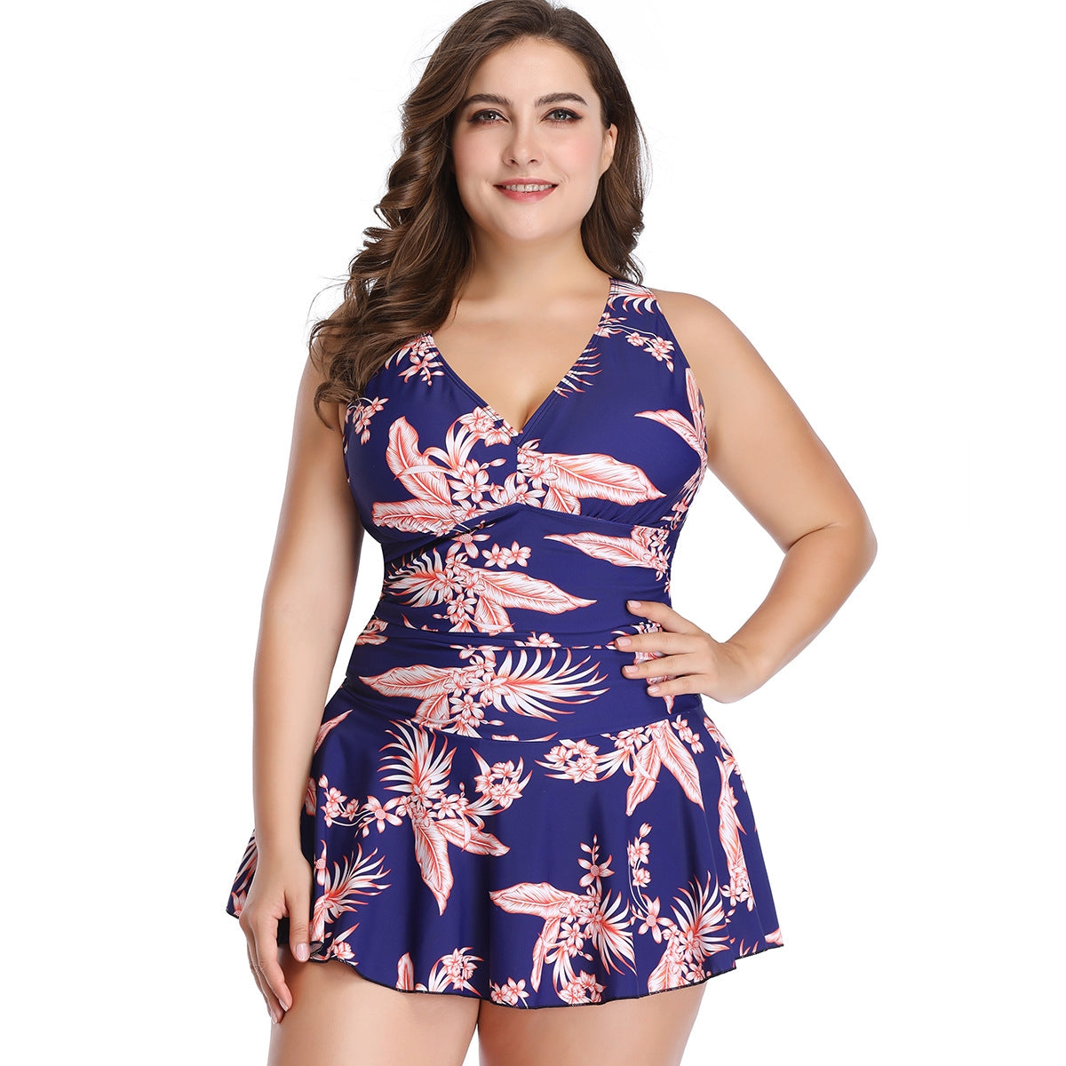 Plus size swimsuit ladies swimsuit halter swimsuit swimming - Premium Badmode Dames from My Store - Just €54.86! Shop now at KIYOO Royal Brand