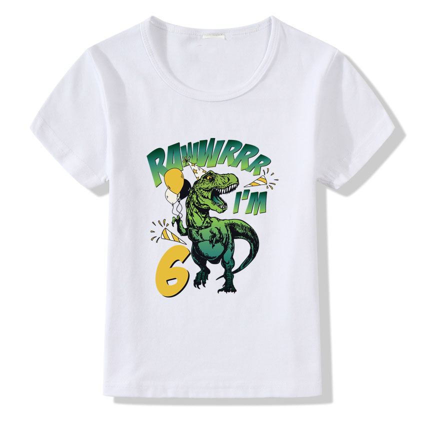 Children's T-shirt Numbers 1-9 Birthday T-shirt - Premium T-shirt Jongens from My Store - Just €14.52! Shop now at KIYOO Royal Brand