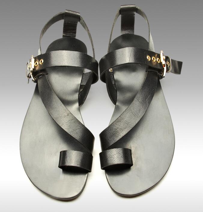 Vintage Summer Flat Sandals - Premium Sandalen & Slippers from My Store - Just €134.35! Shop now at KIYOO Royal Brand