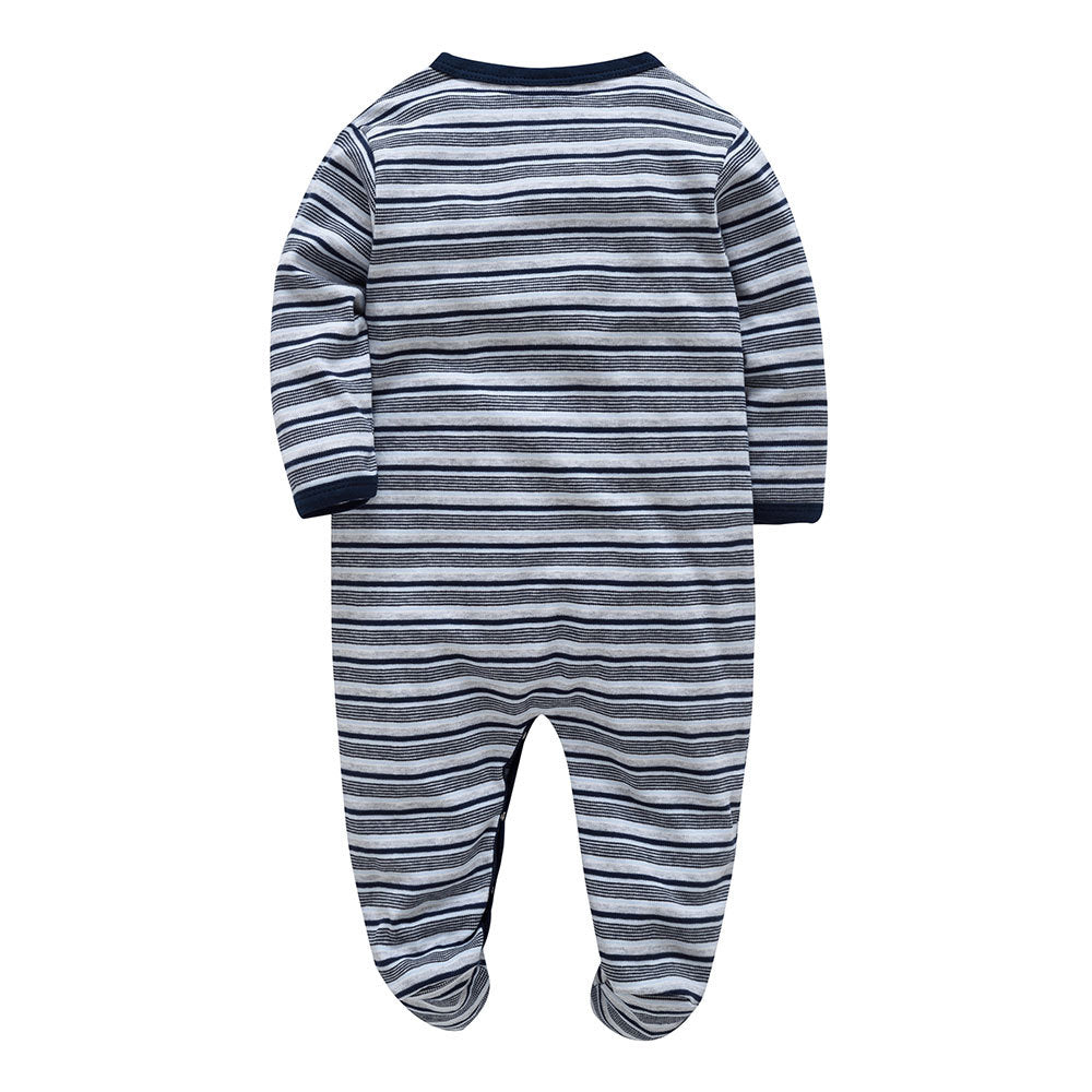 Gestreepte nieuwe babykleertjes - Premium babykleding from My Store - Just €19.32! Shop now at KIYOO Royal Brand