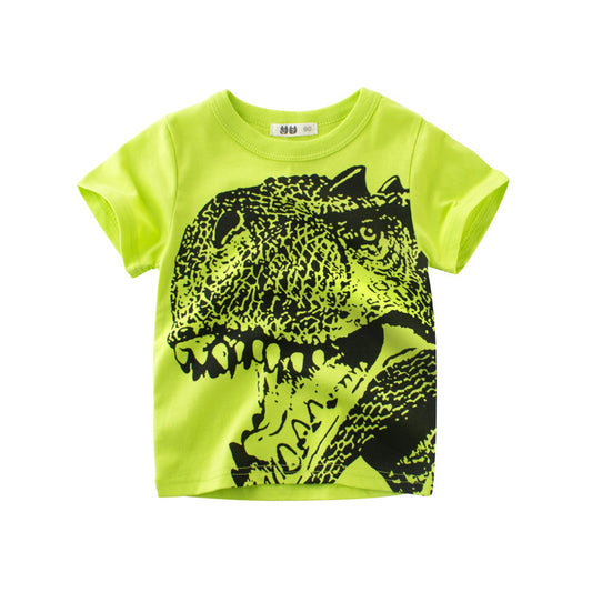 Summer Children's Short Sleeve T Shirt For Boys - Premium T-shirt Jongens from My Store - Just €13.06! Shop now at KIYOO Royal Brand