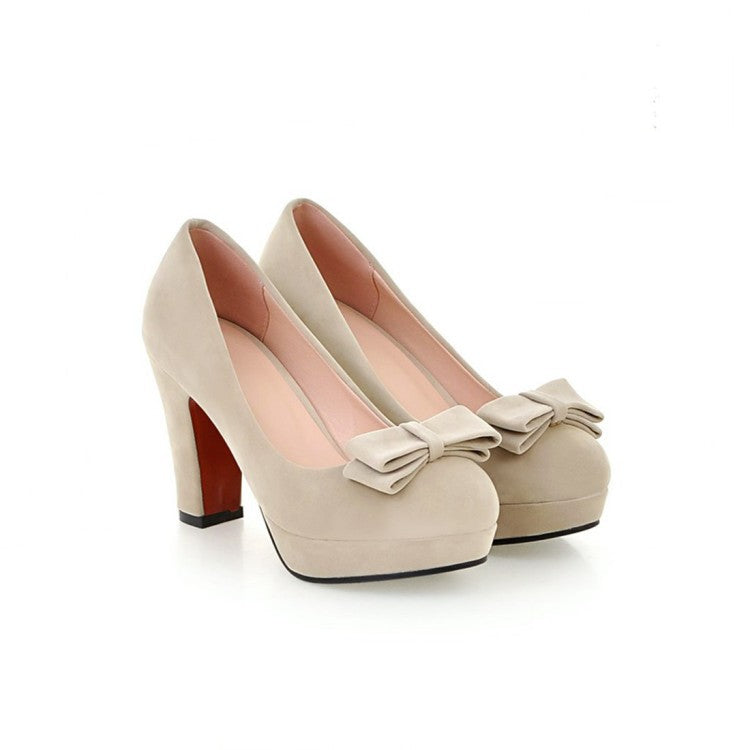 Platform bow high heels - Premium Hakken from My Store - Just €47.23! Shop now at KIYOO Royal Brand