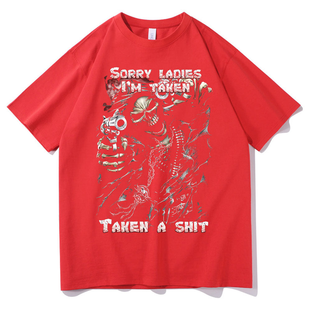 T-shirt Sorry Ladies I'm Taken Taken - Premium T-shirts/Hemden from My Store - Just €17.44! Shop now at KIYOO Royal Brand