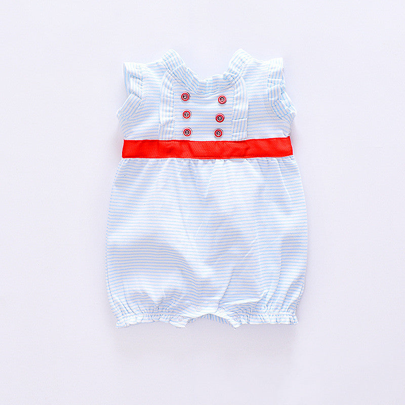 Zomerse mouwloze babykleding - Premium babykleding from My Store - Just €15.04! Shop now at KIYOO Royal Brand