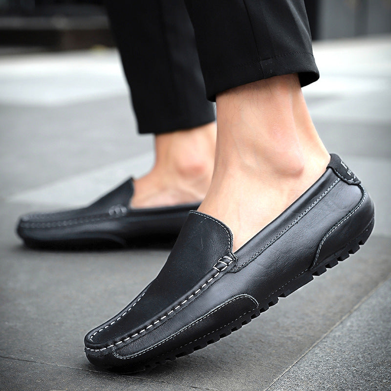 British Soft-Soled Breathable Casual Shoes Lazy Shoes - Premium Loafers from My Store - Just €51.48! Shop now at KIYOO Royal Brand