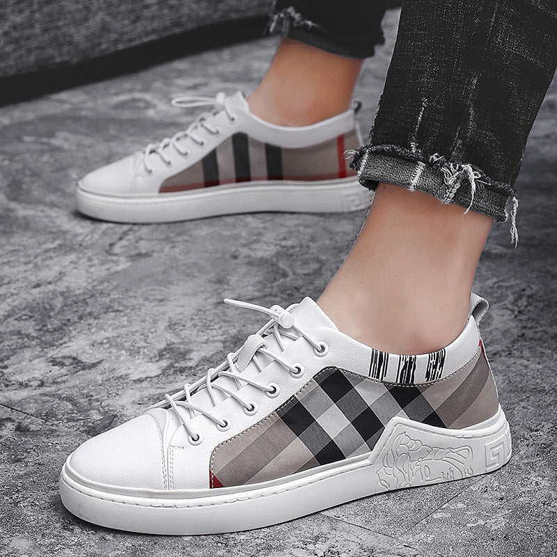 Breathable Check Cloth Board Shoes Youth Casual Shoes Men - Premium Sneakers from My Store - Just €87.76! Shop now at KIYOO Royal Brand