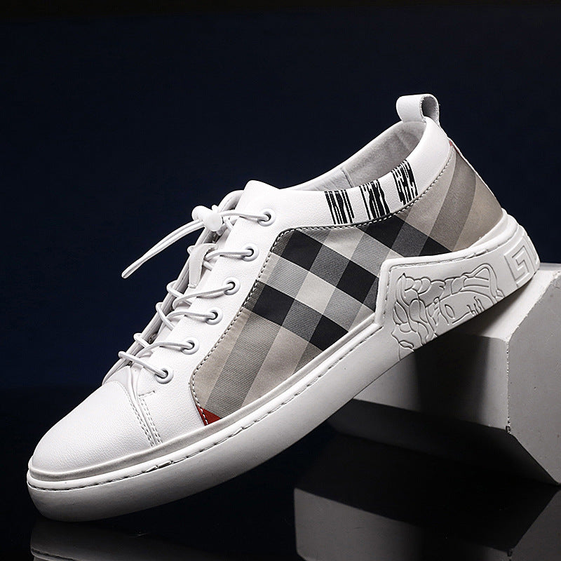 Breathable Check Cloth Board Shoes Youth Casual Shoes Men - Premium Sneakers from My Store - Just €87.76! Shop now at KIYOO Royal Brand