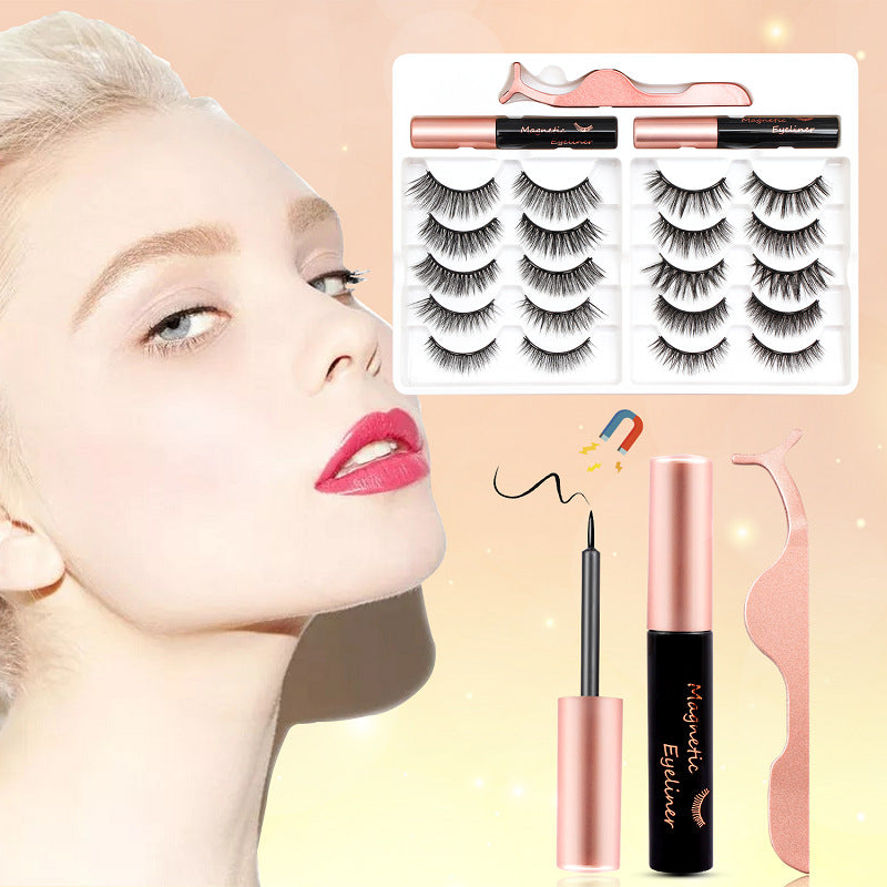 No Glue Waterproof Magnetic Lashes Eyeliner Magnetic Kit - Premium Cosmetica from My Store - Just €65.92! Shop now at KIYOO Royal Brand