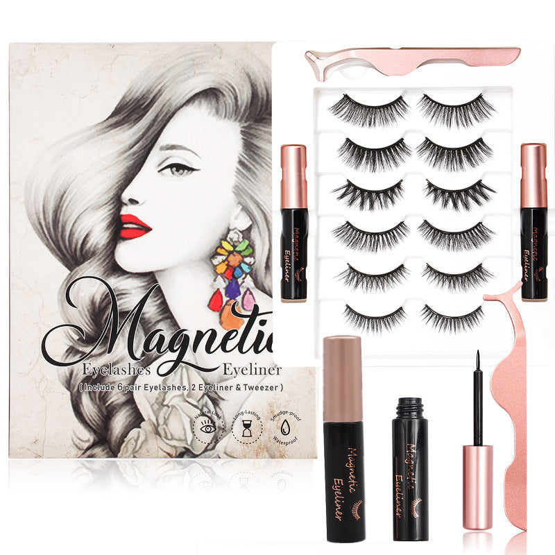 No Glue Waterproof Magnetic Lashes Eyeliner Magnetic Kit - Premium Cosmetica from My Store - Just €65.92! Shop now at KIYOO Royal Brand