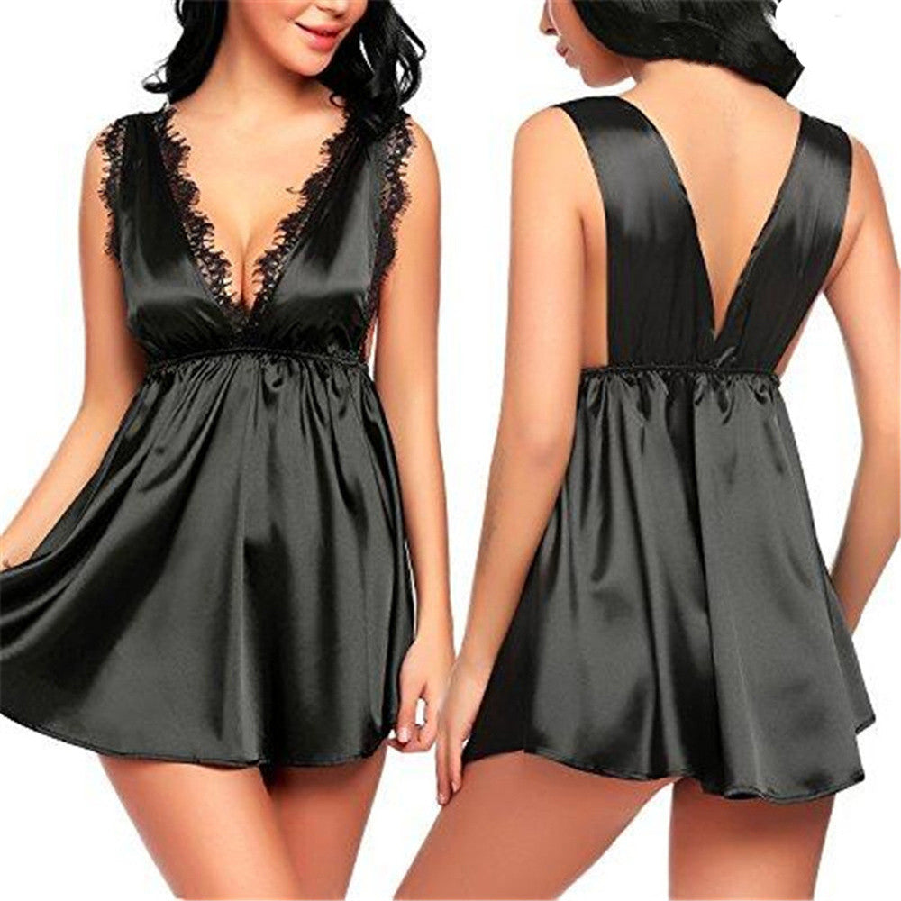 Women Sexy Bra Nightdress Nightwear Lingerie Nightwear Nightdress - Premium Nachtkleding from My Store - Just €34.49! Shop now at KIYOO Royal Brand