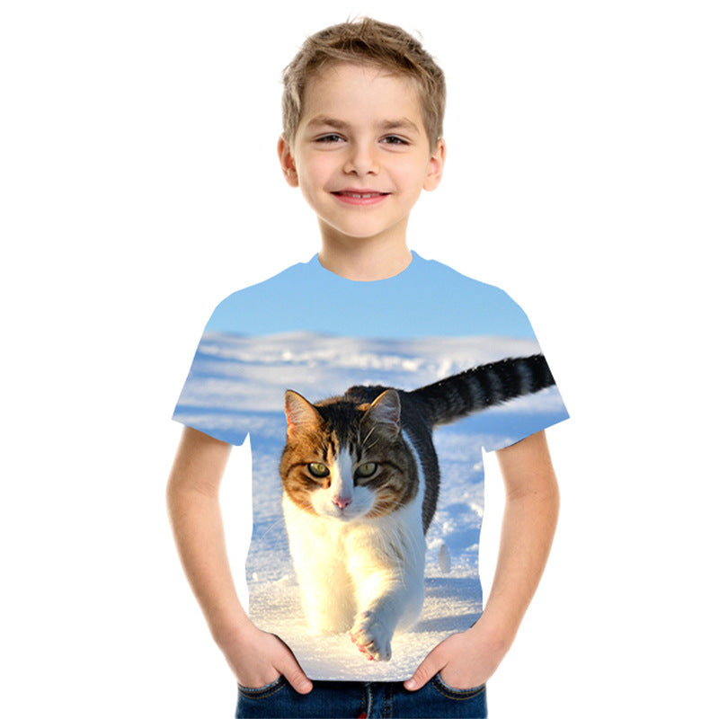 T-shirt Top met korte mouwen