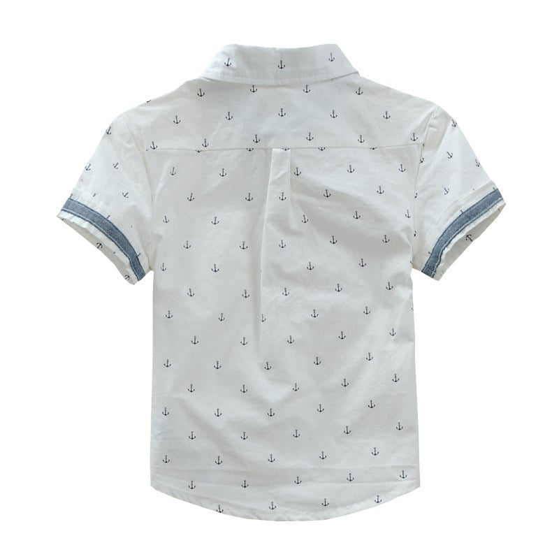 Printed Cotton Middle-Aged Boys' Shirts - Premium T-shirt Jongens from My Store - Just €24.22! Shop now at KIYOO Royal Brand