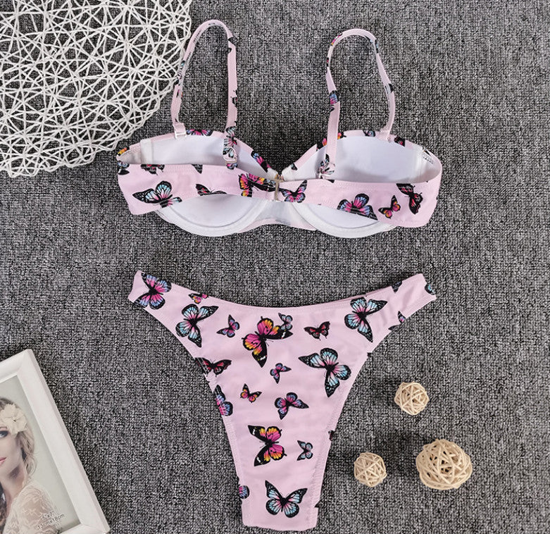 Bikini vlinderprint - Premium Badmode Dames from My Store - Just €61.65! Shop now at KIYOO Royal Brand