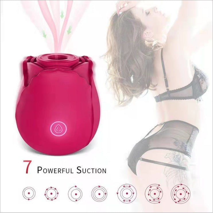 Huafeihua Rose Sucking Tongue Licking Vibrating Vibrating Egg Female  Toy Articles - Premium sextoys from My Store - Just €95.77! Shop now at KIYOO Royal Brand