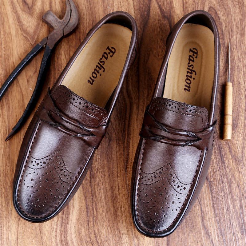 Genuine Leather Casual Men Loafers - Premium Loafers from My Store - Just €138.97! Shop now at KIYOO Royal Brand