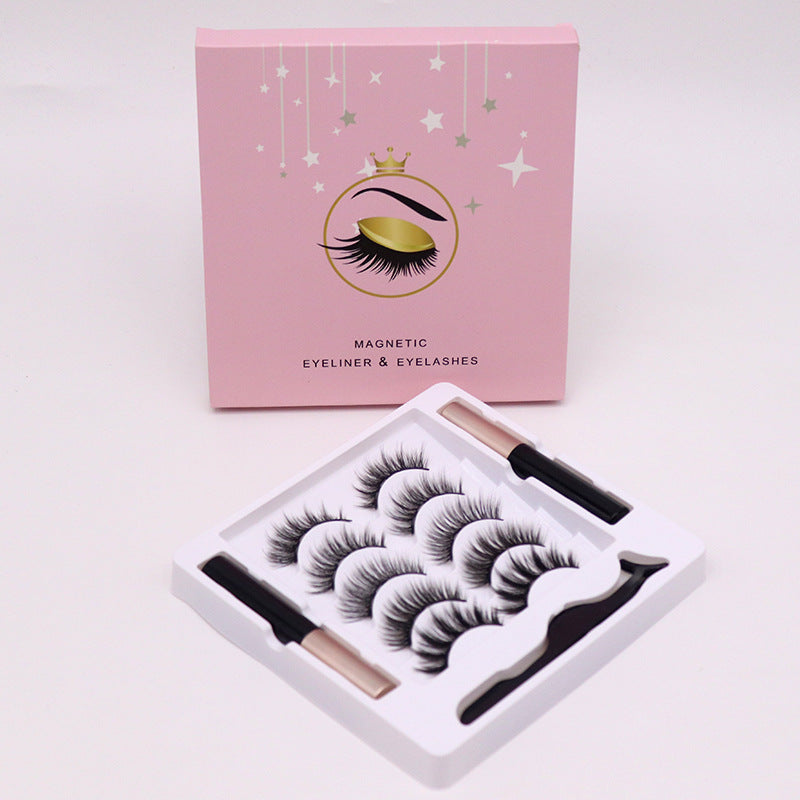 Magnetic Eyelashes Eyeliner Set Long Lasting False Mink Waterproof Eye Lashes Extension Reusable Beauty Makeup Tool - Premium Cosmetica from My Store - Just €37.94! Shop now at KIYOO Royal Brand